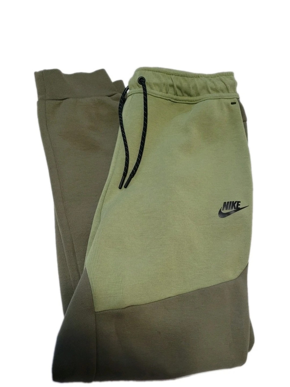 Nike Tech Fleece Joggers Men's Large Like New Medium Olive Alligator CU4495-222